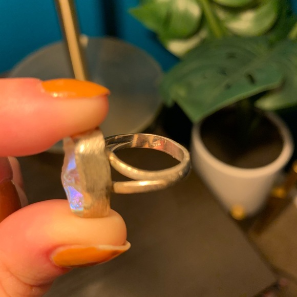 Gem Sterling Silver Ring size 6 - Picture 4 of 4